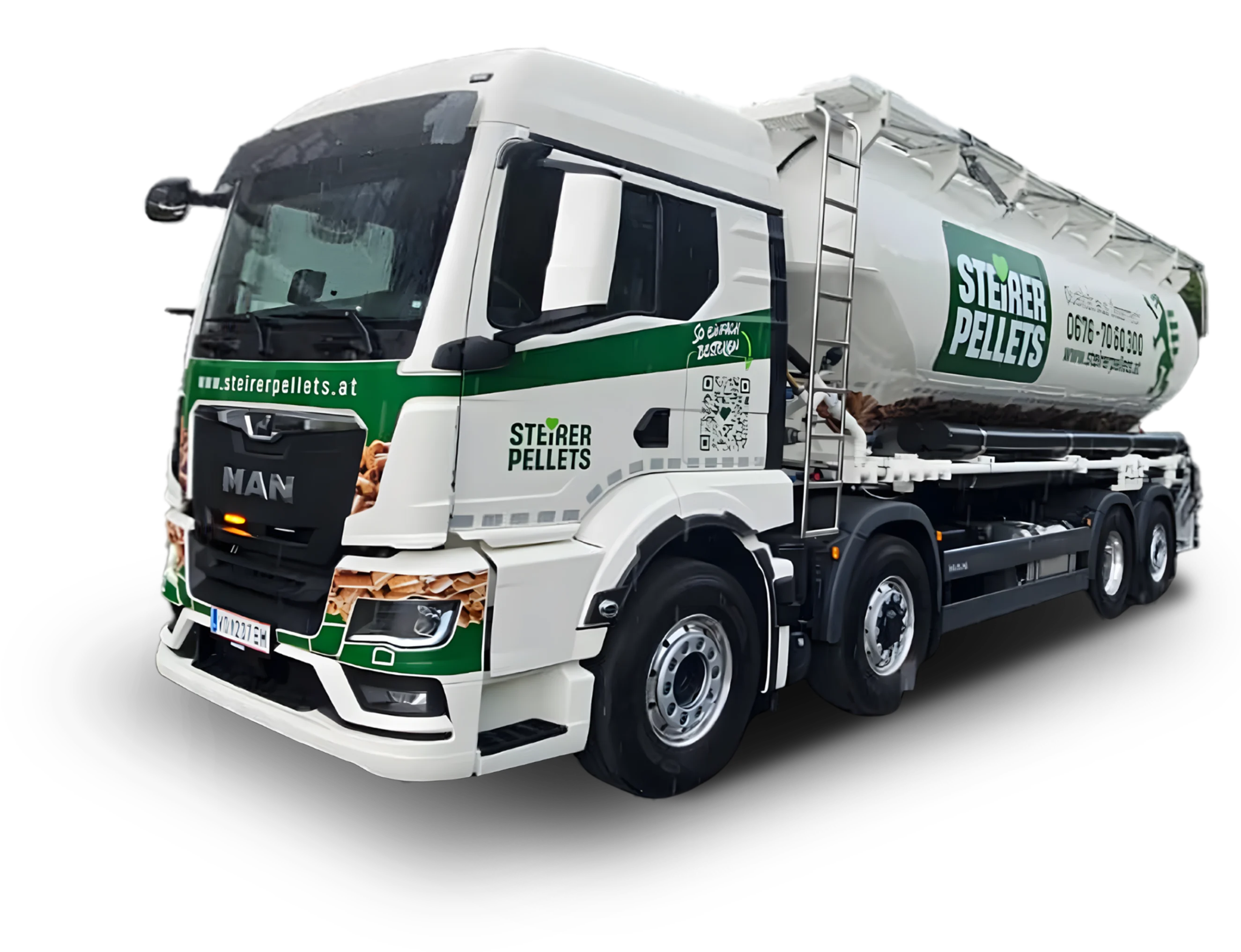Steirer Pellets Pumpwagen 4-Achser